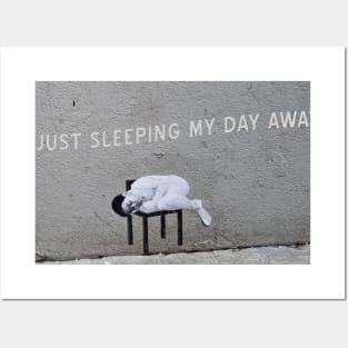 Sleeping my day away Posters and Art